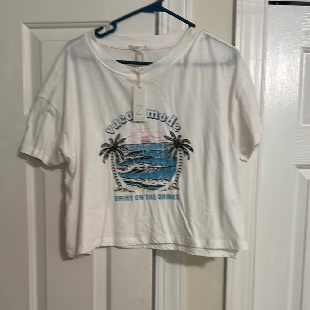 White Graphic Tee - Relaxed Fit